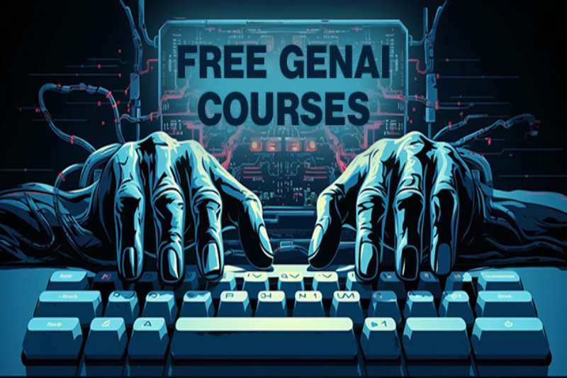 There are currently five free generative AI courses available